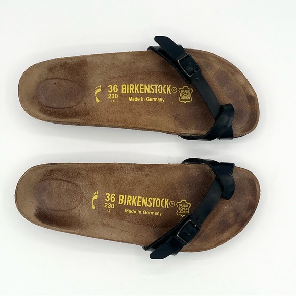 BIRKENSTOCK Piazza Birko-Flor Patent Leather Black 36 - Picture 7 of 9